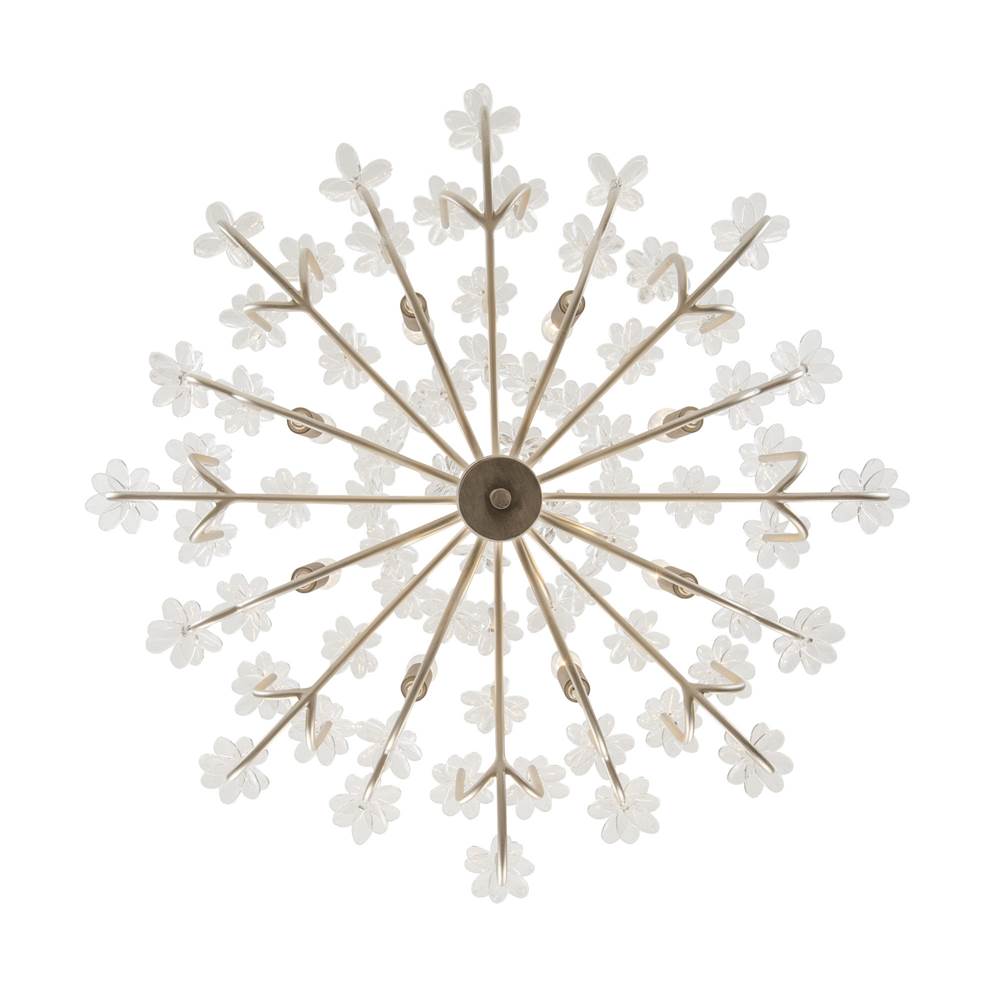 Varaluz 378C08GDAR Gold Dust,Artifact Wildflower 8-lt Chandelier - Gold Dust/artifact Image 6