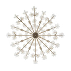 Varaluz 378C08GDAR Gold Dust,Artifact Wildflower 8-lt Chandelier - Gold Dust/artifact Image 6