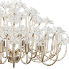 Varaluz 378C08GDAR Gold Dust,Artifact Wildflower 8-lt Chandelier - Gold Dust/artifact Image 3