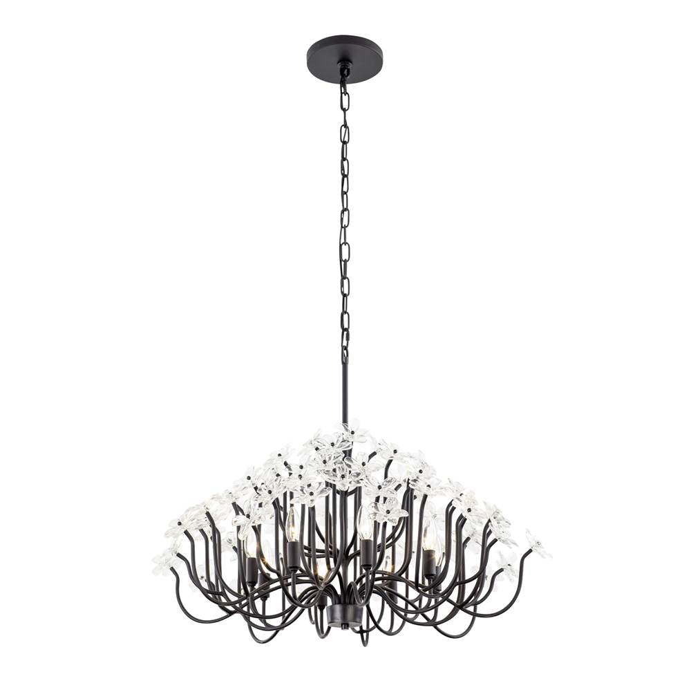 Varaluz Wildflower 8-lt Chandelier - Gold Dust/artifact