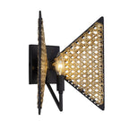 Varaluz Machina 1-lt Sconce - Matte Black/sulihiya