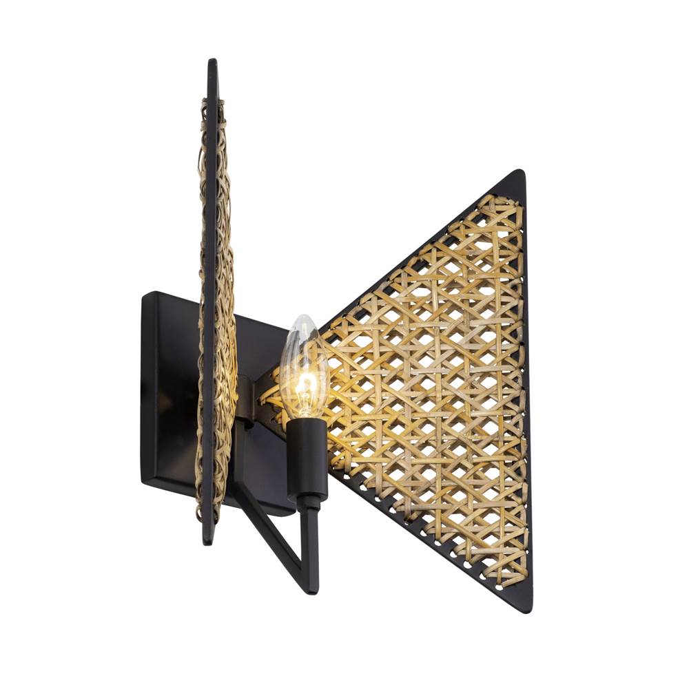 Varaluz 379W01MBS Matte Black,Sulihiya Machina 1-lt Sconce - Matte Black/sulihiya Image 5