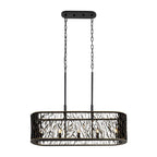 Varaluz Estela 5-lt Linear Pendant - Matte Black/french Gold