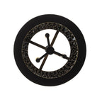 Varaluz 380P03MBFG Matte Black,French Gold Estela 3-lt Convertible Pendant/semi-flush - Matte Black/french Gold Image 7