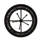 Varaluz 380P05MBFG Matte Black,French Gold Estela 5-lt Pendant - Matte Black/french Gold Image 5