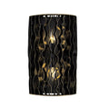 Varaluz 380W02MBFG Matte Black,French Gold Estela 2-lt Sconce - Matte Black/french Gold Image 1