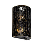 Varaluz 380W02MBFG Matte Black,French Gold Estela 2-lt Sconce - Matte Black/french Gold Image 5
