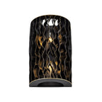 Varaluz 380W02MBFG Matte Black,French Gold Estela 2-lt Sconce - Matte Black/french Gold Image 4