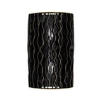 Varaluz 380W02MBFG Matte Black,French Gold Estela 2-lt Sconce - Matte Black/french Gold Image 3