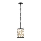 Varaluz Scribble 1-lt Mini Pendant - Matte Black/artifact