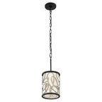 Varaluz 381M01MBAR Matte Black,Artifact Scribble 1-lt Mini Pendant - Matte Black/artifact Image 4