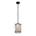 Varaluz 381M01MBAR Matte Black,Artifact Scribble 1-lt Mini Pendant - Matte Black/artifact Image 3