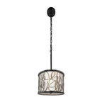 Varaluz 381N06MBAR Matte Black,Artifact Scribble 6-lt Linear Pendant - Matte Black/artifact Image 7