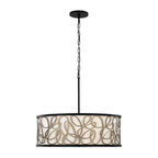 Varaluz Scribble 6-lt Pendant - Matte Black/artifact