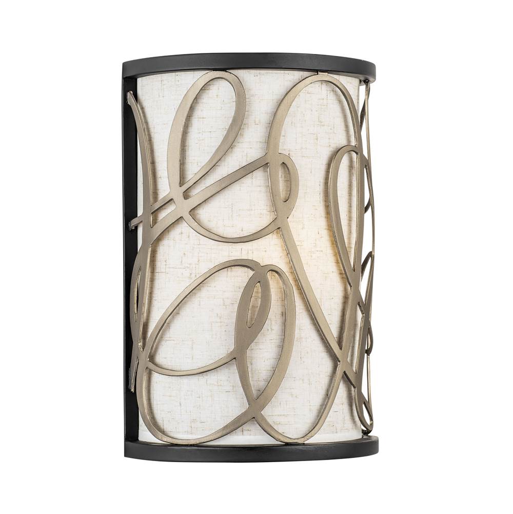 Varaluz Scribble 1-lt Sconce - Matte Black/artifact