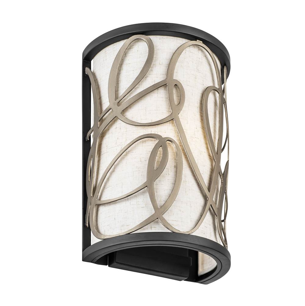 Varaluz 381W01MBAR Matte Black,Artifact Scribble 1-lt Sconce - Matte Black/artifact Image 4