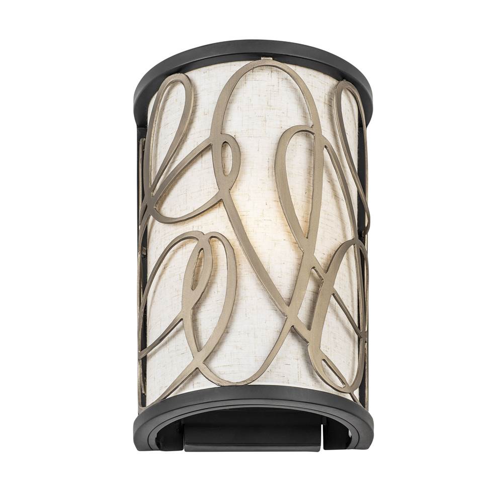 Varaluz 381W01MBAR Matte Black,Artifact Scribble 1-lt Sconce - Matte Black/artifact Image 3