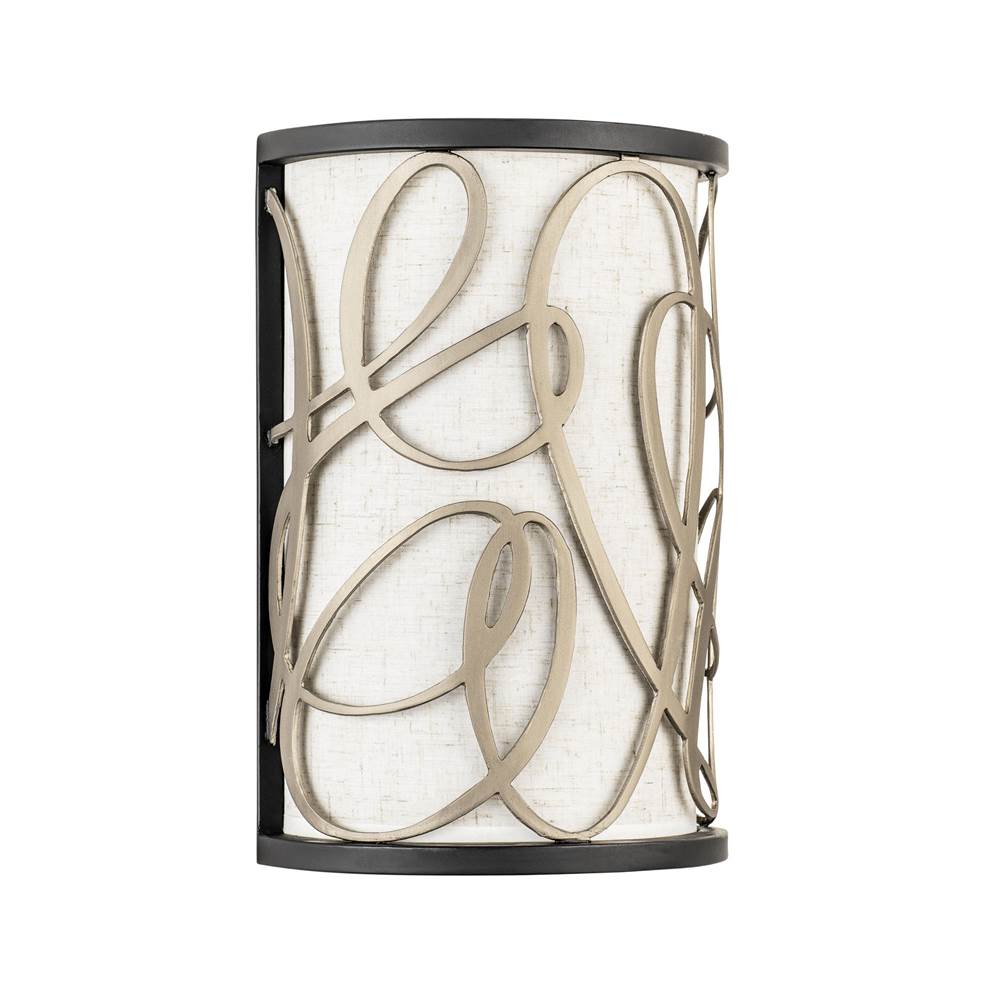 Varaluz 381W01MBAR Matte Black,Artifact Scribble 1-lt Sconce - Matte Black/artifact Image 2