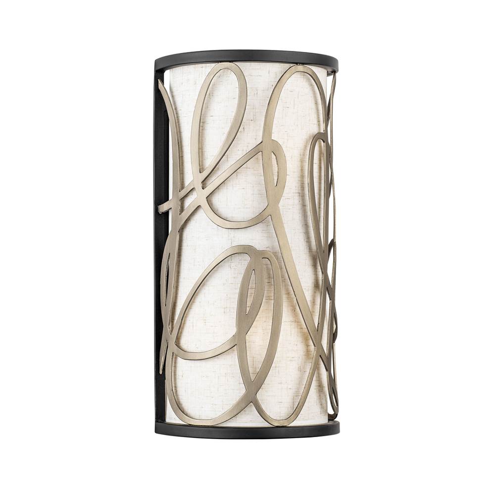 Varaluz Scribble 2-lt Sconce - Matte Black/artifact