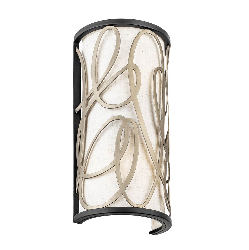 Varaluz 381W02MBAR Matte Black,Artifact Scribble 2-lt Sconce - Matte Black/artifact Image 5