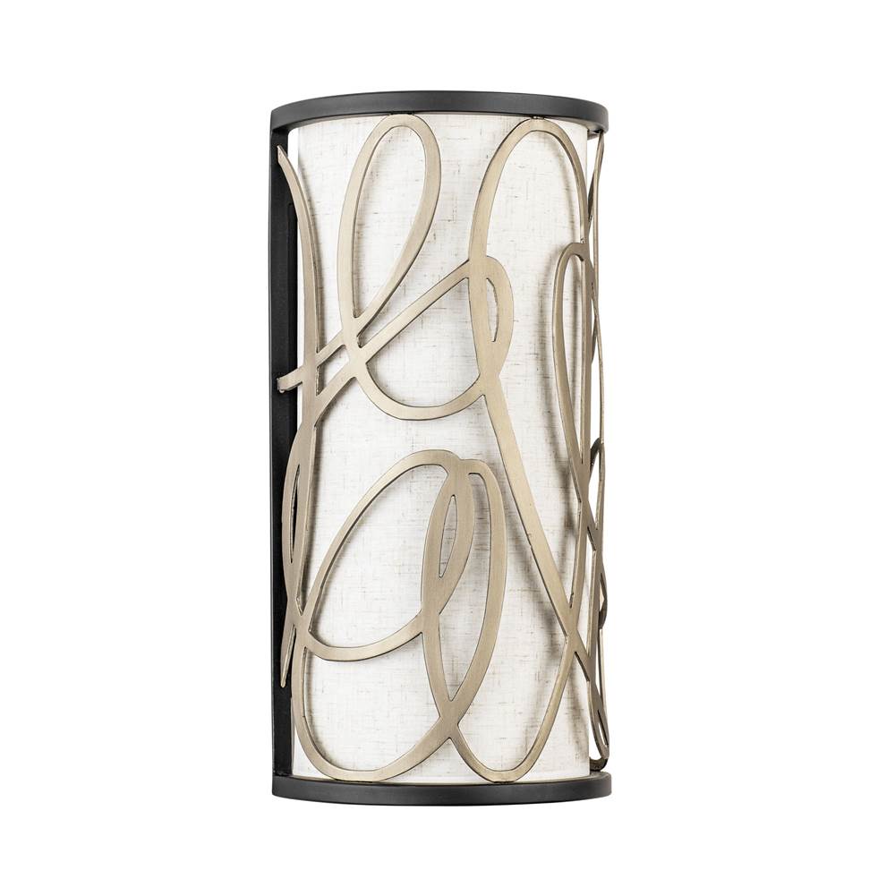 Varaluz 381W02MBAR Matte Black,Artifact Scribble 2-lt Sconce - Matte Black/artifact Image 3