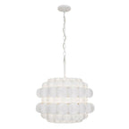 Varaluz 382P03MW Matte White Swoon 3-lt Pendant - Matte White Image 5