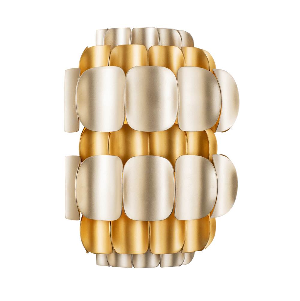 Varaluz Swoon 1-lt Sconce - Antique Gold/gold Dust