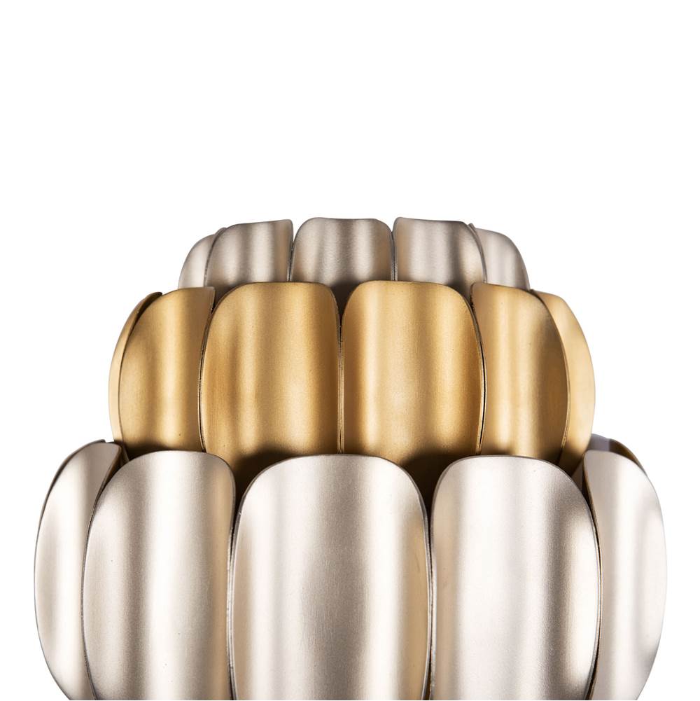 Varaluz 382W02AGGD Antique Gold,Gold Dust Swoon 2-lt Sconce - Antique Gold/gold Dust Image 2