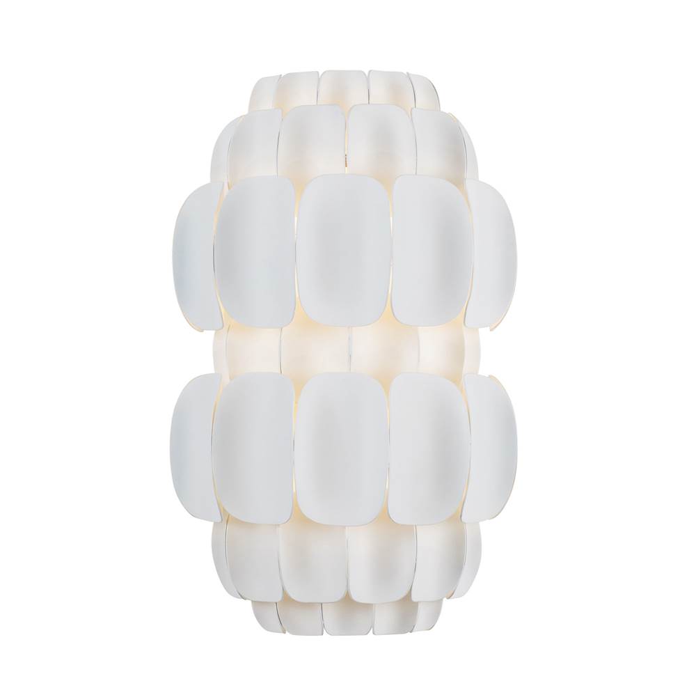 Varaluz 382W02MW Matte White Swoon 2-lt Sconce - Matte White Image 1