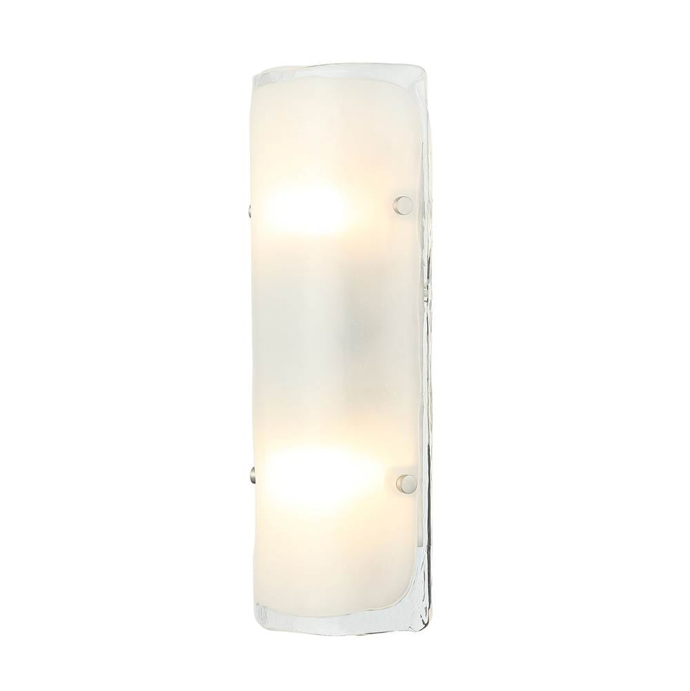 Varaluz 385W02BNS Black,Polished Nickel,Satin Brass Fairchild 2-lt Sconce - Black/polished Nickel/satin Brass Image 1