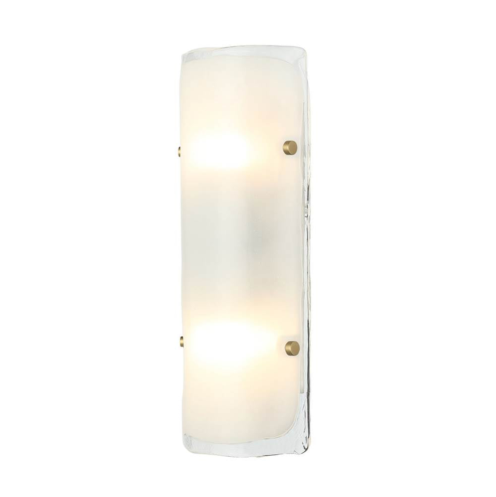 Varaluz Fairchild 2-lt Sconce - Black/polished Nickel/satin Brass