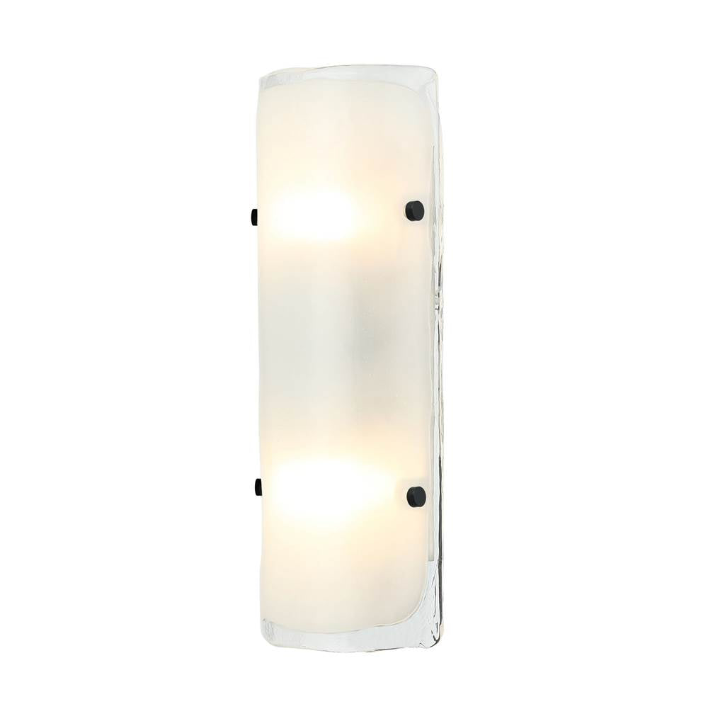 Varaluz 385W02BNS Black,Polished Nickel,Satin Brass Fairchild 2-lt Sconce - Black/polished Nickel/satin Brass Image 8