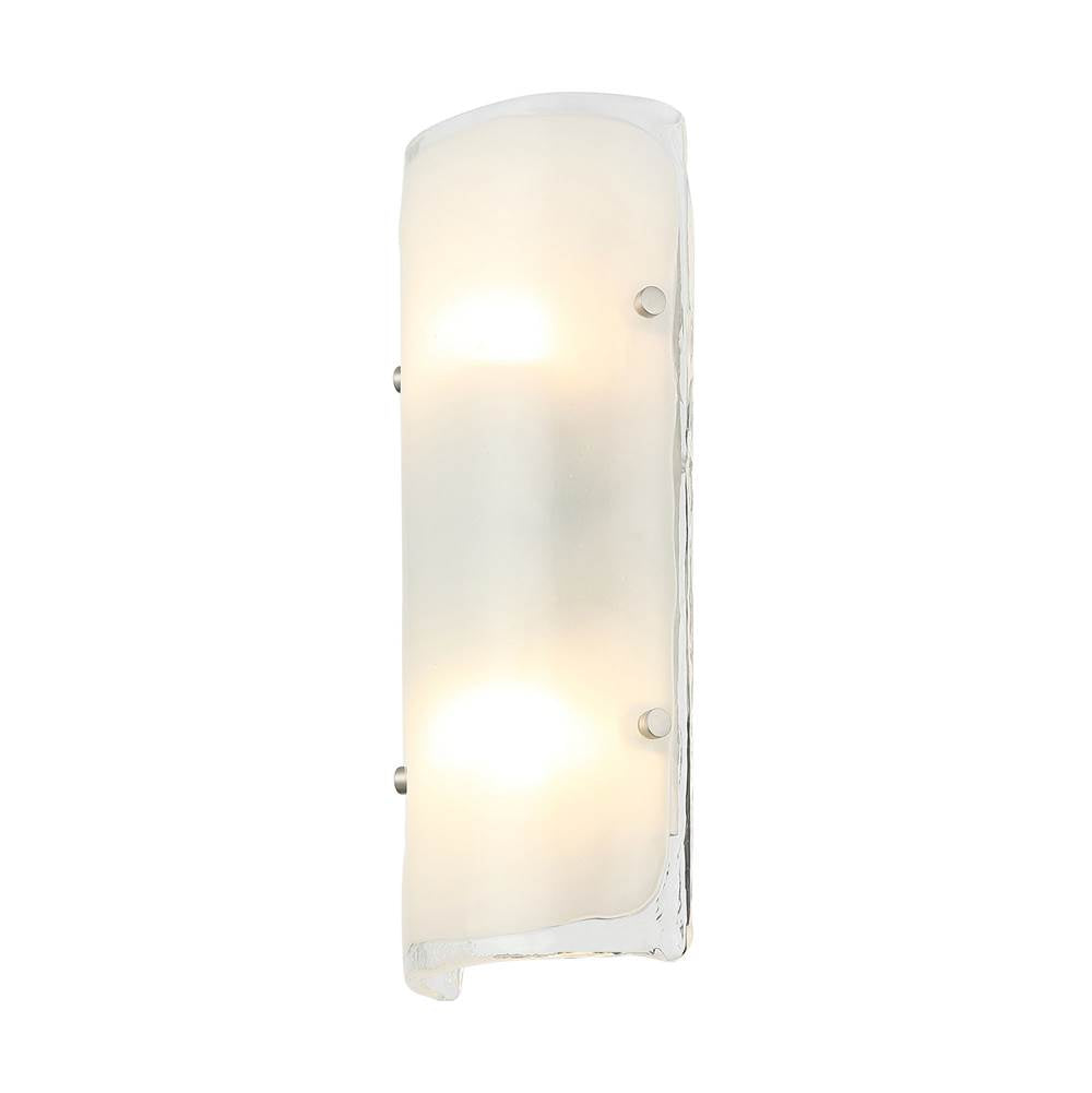 Varaluz 385W02BNS Black,Polished Nickel,Satin Brass Fairchild 2-lt Sconce - Black/polished Nickel/satin Brass Image 4