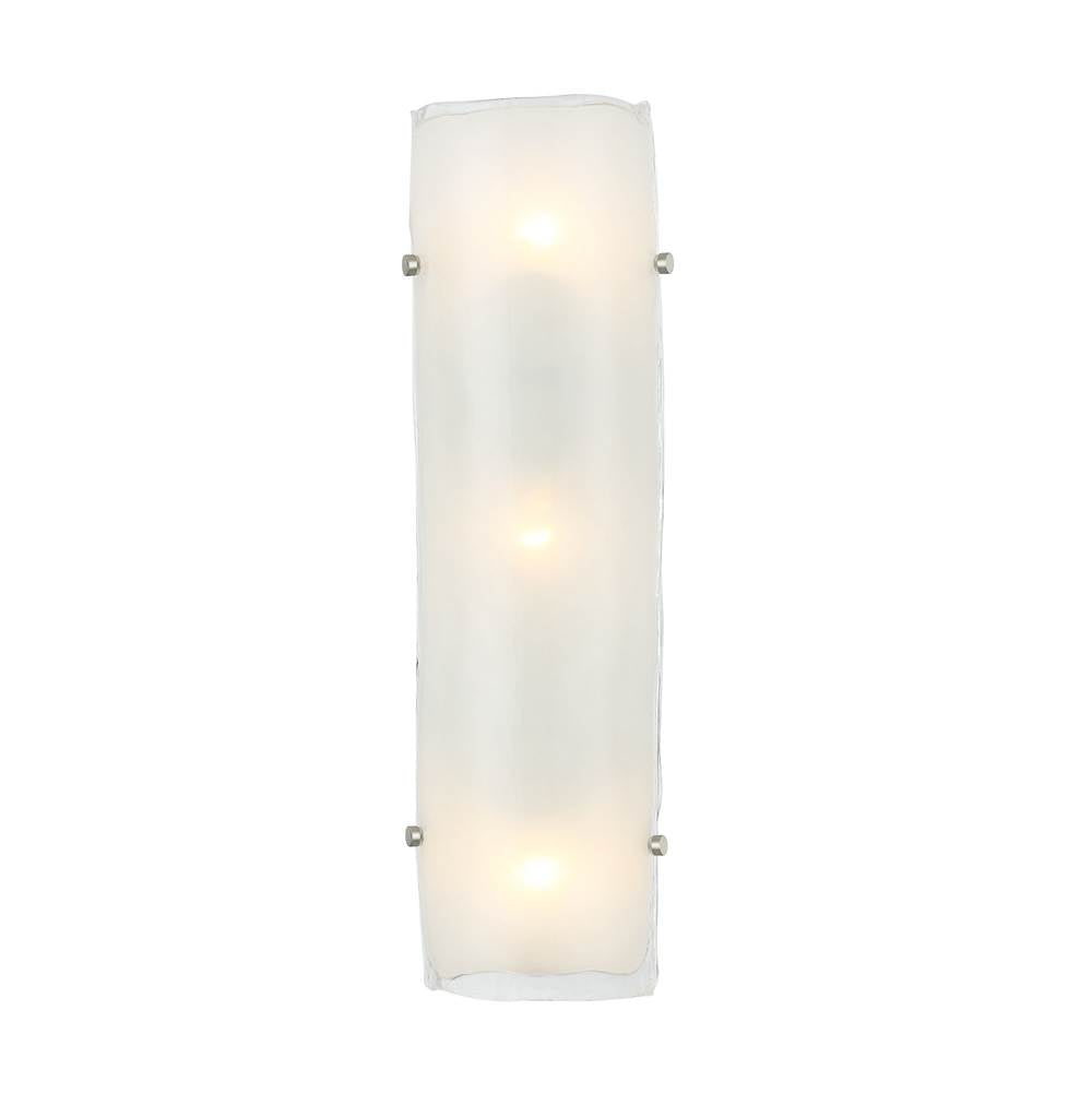 Varaluz 385W03BNS Black,Polished Nickel,Satin Brass Fairchild 3-lt Sconce - Black/polished Nickel/satin Brass Image 7