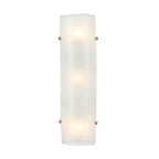 Varaluz 385W03BNS Black,Polished Nickel,Satin Brass Fairchild 3-lt Sconce - Black/polished Nickel/satin Brass Image 6