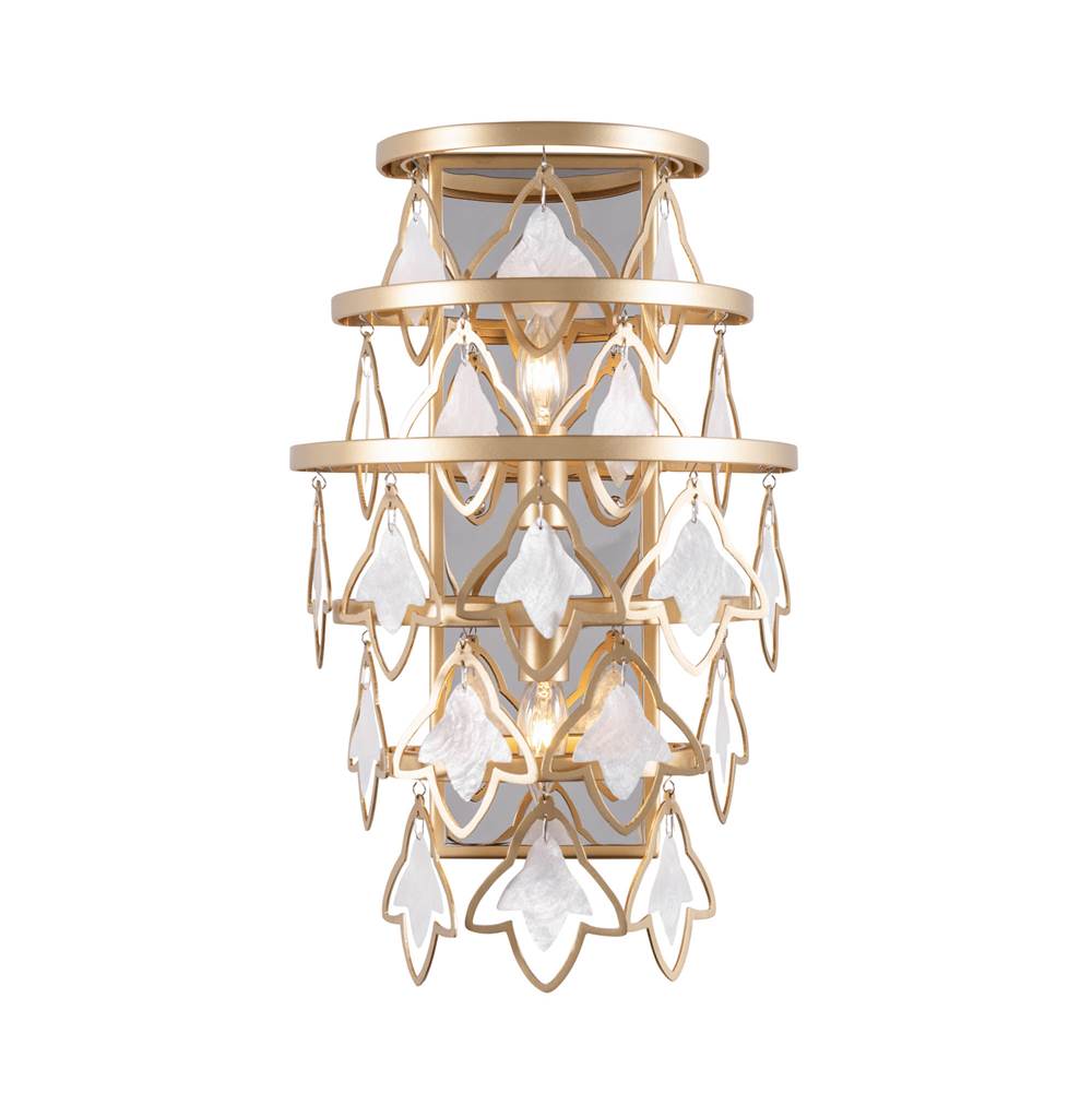 Varaluz 386W02FG French Gold Fleur 2-lt   Sconce - French Gold Image 1