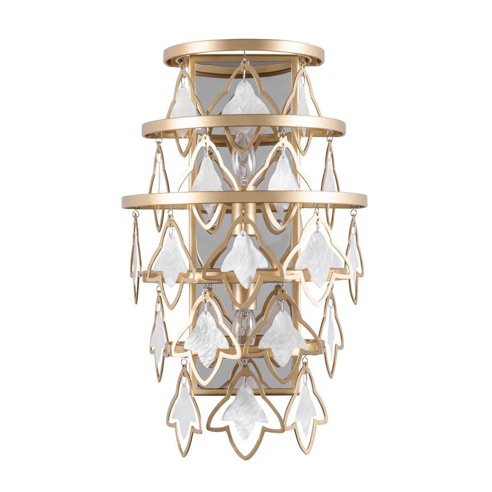 Varaluz 386W02FG French Gold Fleur 2-lt   Sconce - French Gold Image 3