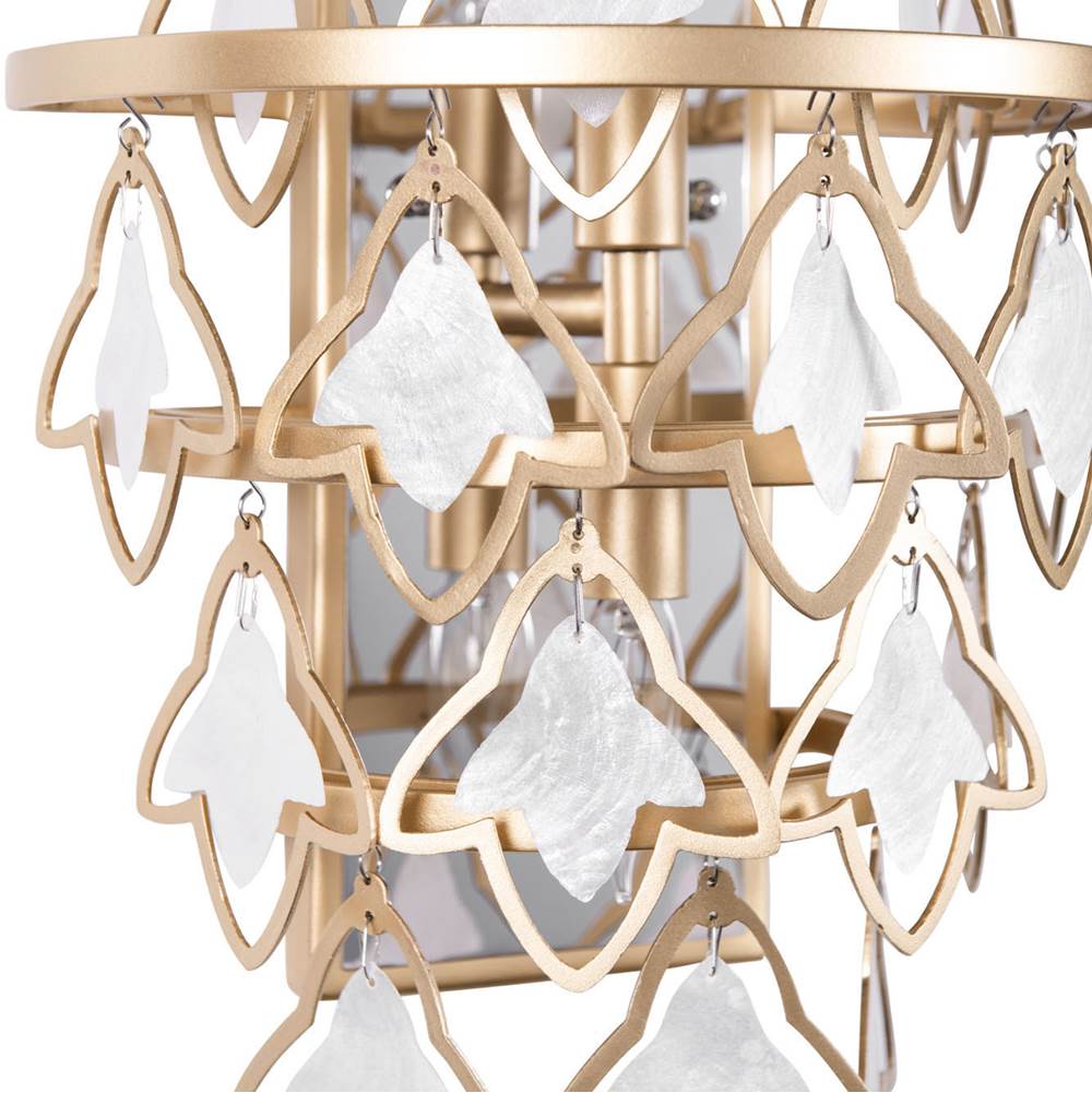 Varaluz 386W02FG French Gold Fleur 2-lt   Sconce - French Gold Image 2
