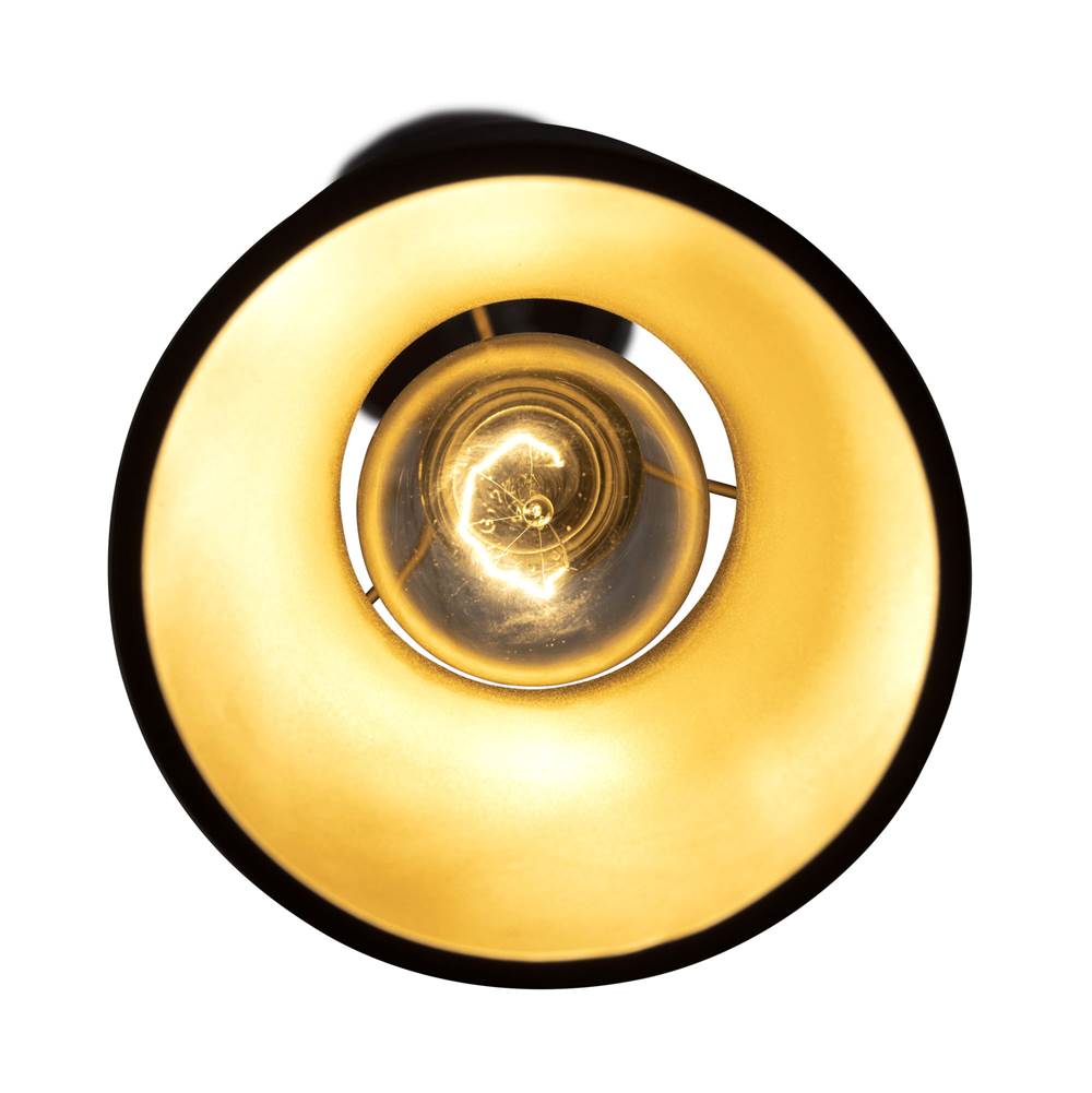 Varaluz 390M01MBFG Matte Black,French Gold Mad Hatter 1-lt   Mini Pendant - Matte Black/french Gold Image 2