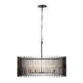 Varaluz 393P10MBFG Matte Black,French Gold Park Row 10-lt   Pendant - Matte Black/french Gold Image 1