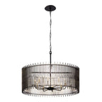 Varaluz Park Row Park Row 10-lt   Pendant - Matte Black/french Gold