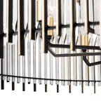 Varaluz 393P10MBFG Matte Black,French Gold Park Row 10-lt   Pendant - Matte Black/french Gold Image 2