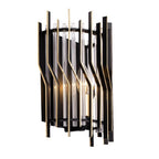 Varaluz Park Row Park Row 1-lt   Sconce - Matte Black/french Gold