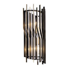 Varaluz Park Row Park Row 2-lt   Sconce - Matte Black/french Gold