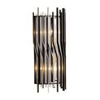 Varaluz 393W02MBFG Matte Black,French Gold Park Row 2-lt   Sconce - Matte Black/french Gold Image 3