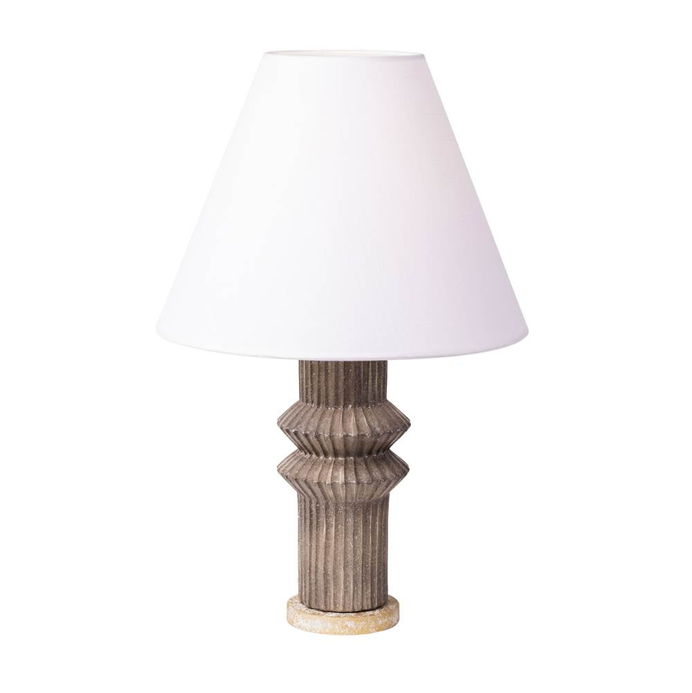 Varaluz 396T01ADGT Apothecary Gold,Glazed Taupe Primea 1-lt Ceramic Table Lamp - Apothecary Gold/glazed Taupe Image 3