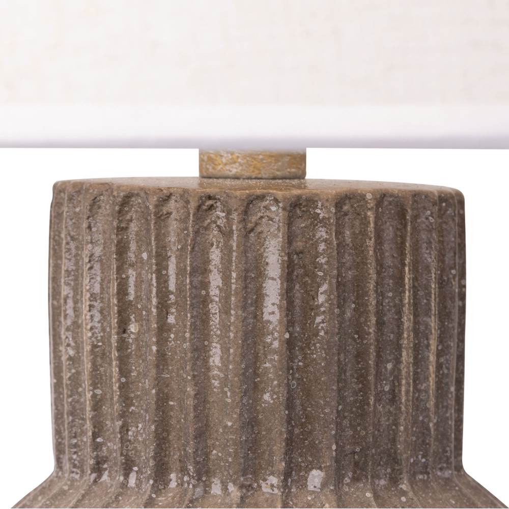 Varaluz 396T01ADGT Apothecary Gold,Glazed Taupe Primea 1-lt Ceramic Table Lamp - Apothecary Gold/glazed Taupe Image 2