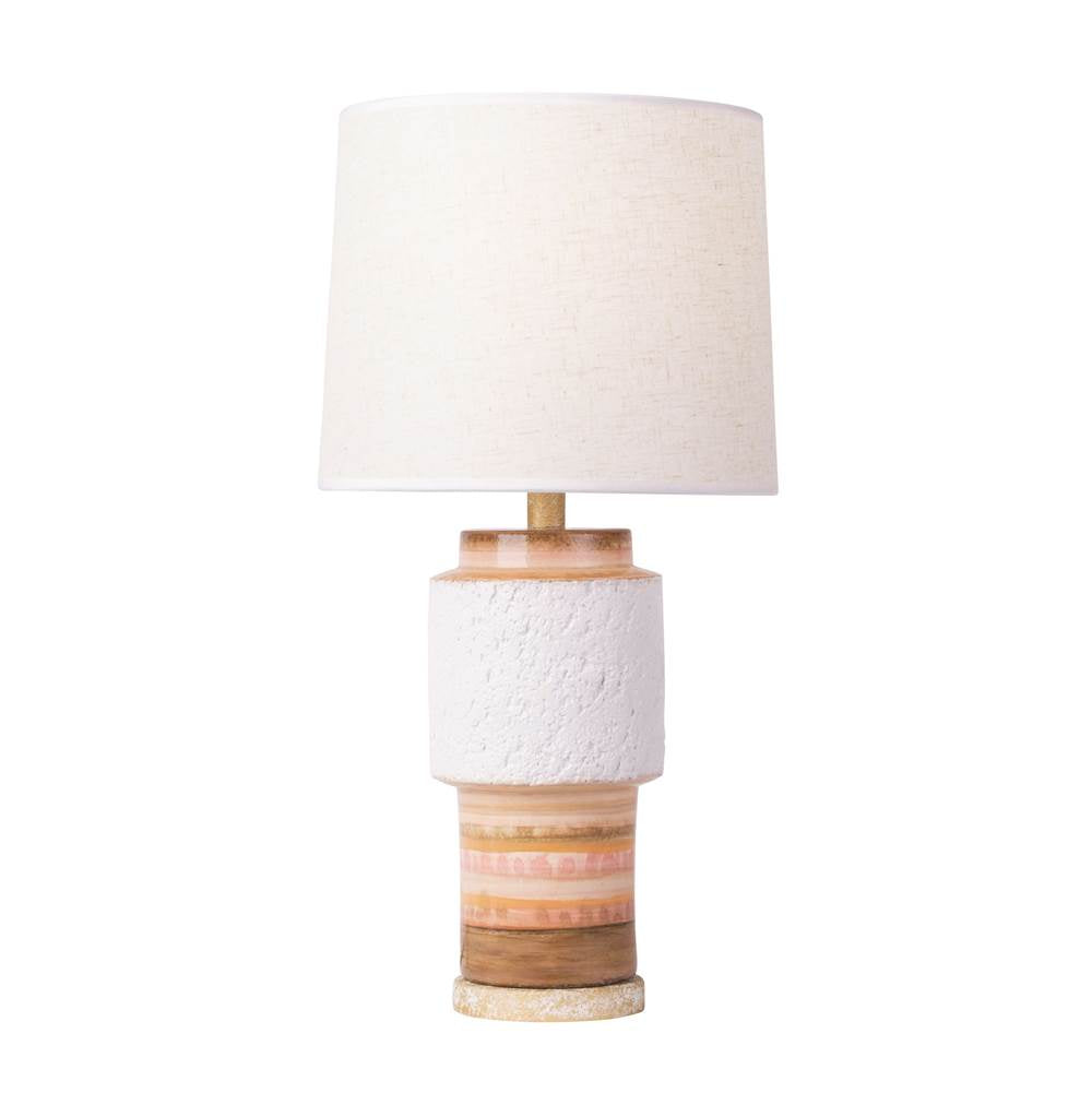 Varaluz 398T01AADQZ Apothecary Gold,Orange Quartz Tilde 1-lt Ceramic Table Lamp - Apothecary Gold/orange Quartz Image 1