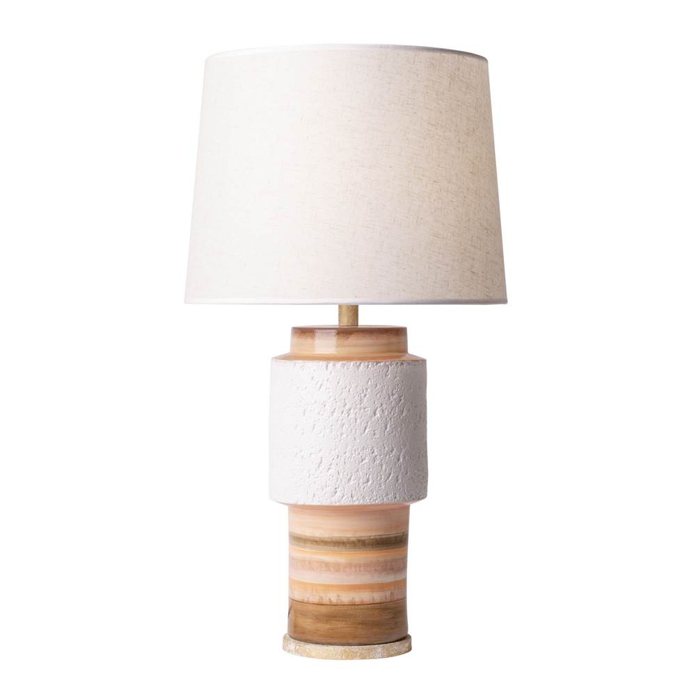 Varaluz 398T01BADQZ Apothecary Gold,Orange Quartz Tilde 1-lt Ceramic Table Lamp - Apothecary Gold/orange Quartz Image 1