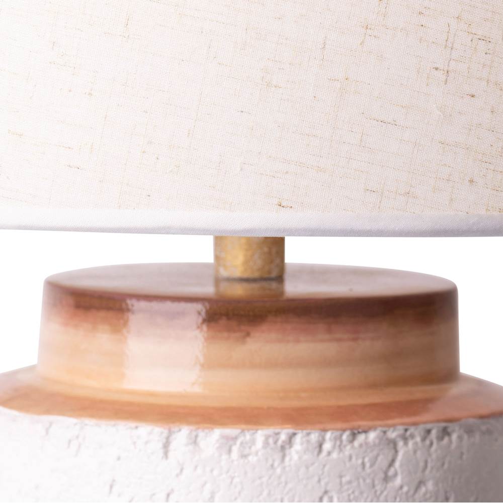Varaluz 398T01BADQZ Apothecary Gold,Orange Quartz Tilde 1-lt Ceramic Table Lamp - Apothecary Gold/orange Quartz Image 2